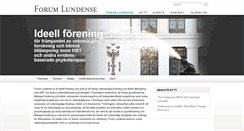 Desktop Screenshot of forumlundense.com